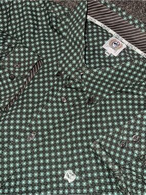 Cinch Geometrical Western Wear Button Down Long Sleeve Shirt Men’s Size 3XL